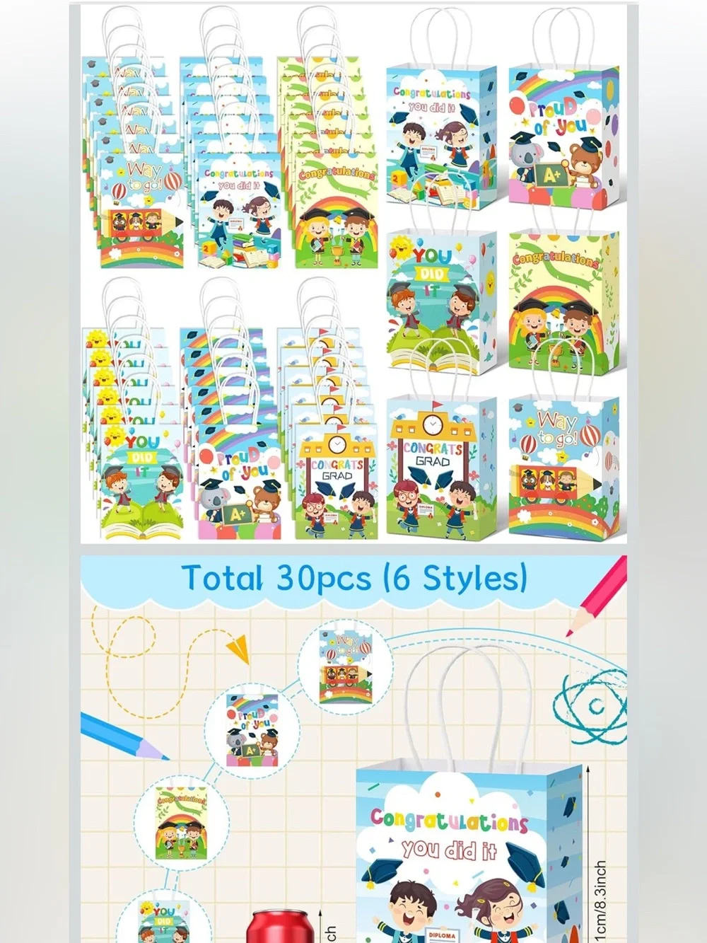 Graduation Gift Bags 42 count